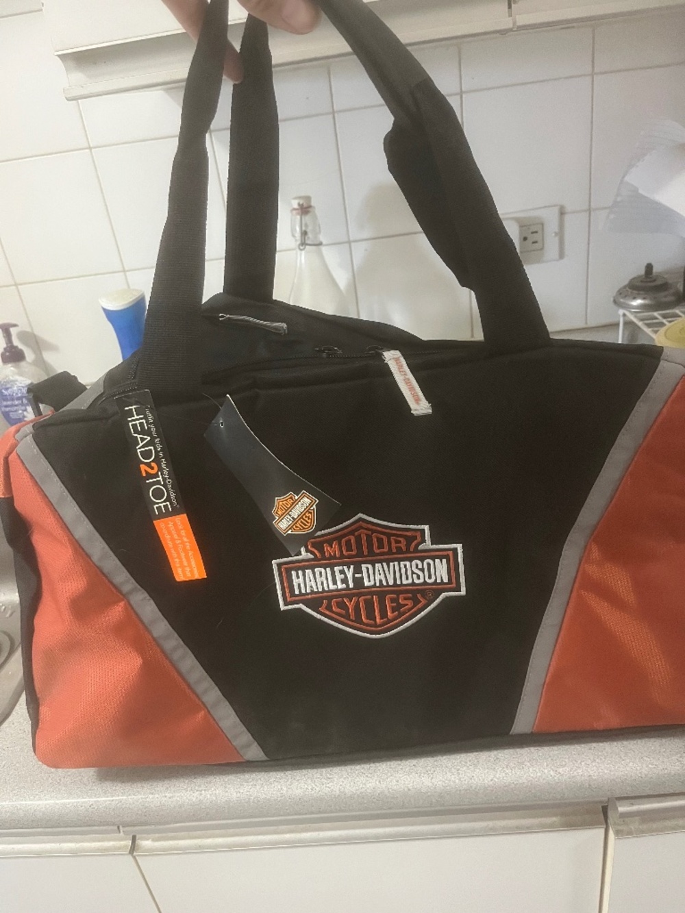 Harley Davidson duffle  gym bag  bnwt